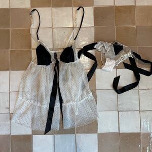 Babydoll lingerie set